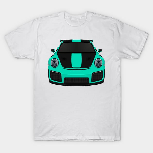 GT2RS Turquoise T-Shirt by VENZ0LIC